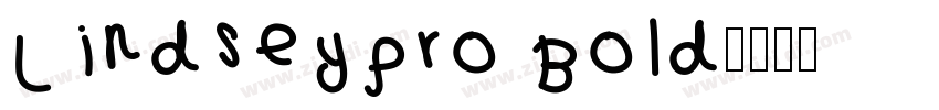 LindseyPro Bold字体转换